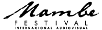Logo mambe en negativo